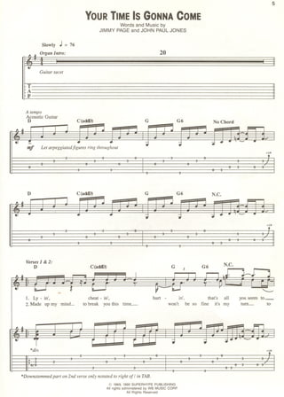 Led Zeppelin 1 off the record