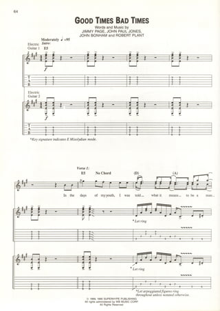 Led Zeppelin 1 off the record