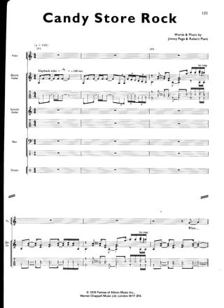 Led Zeppelin Presence off the record