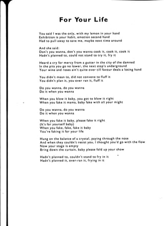 Led Zeppelin Presence off the record