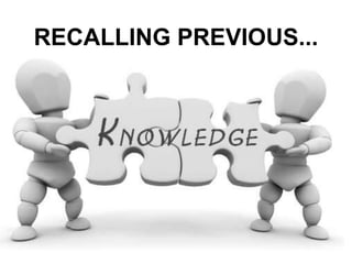 RECALLING PREVIOUS... 
 