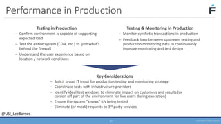 Continuous Performance Testing in DevOps - Lee Barnes | PDF