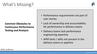 Continuous Performance Testing in DevOps - Lee Barnes | PDF