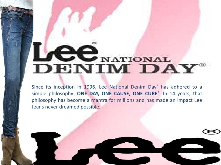 lee denim day
