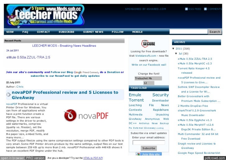 pdf professional for mac 4shared