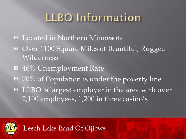 Leech Lake Band Of Ojibwe Technology Development