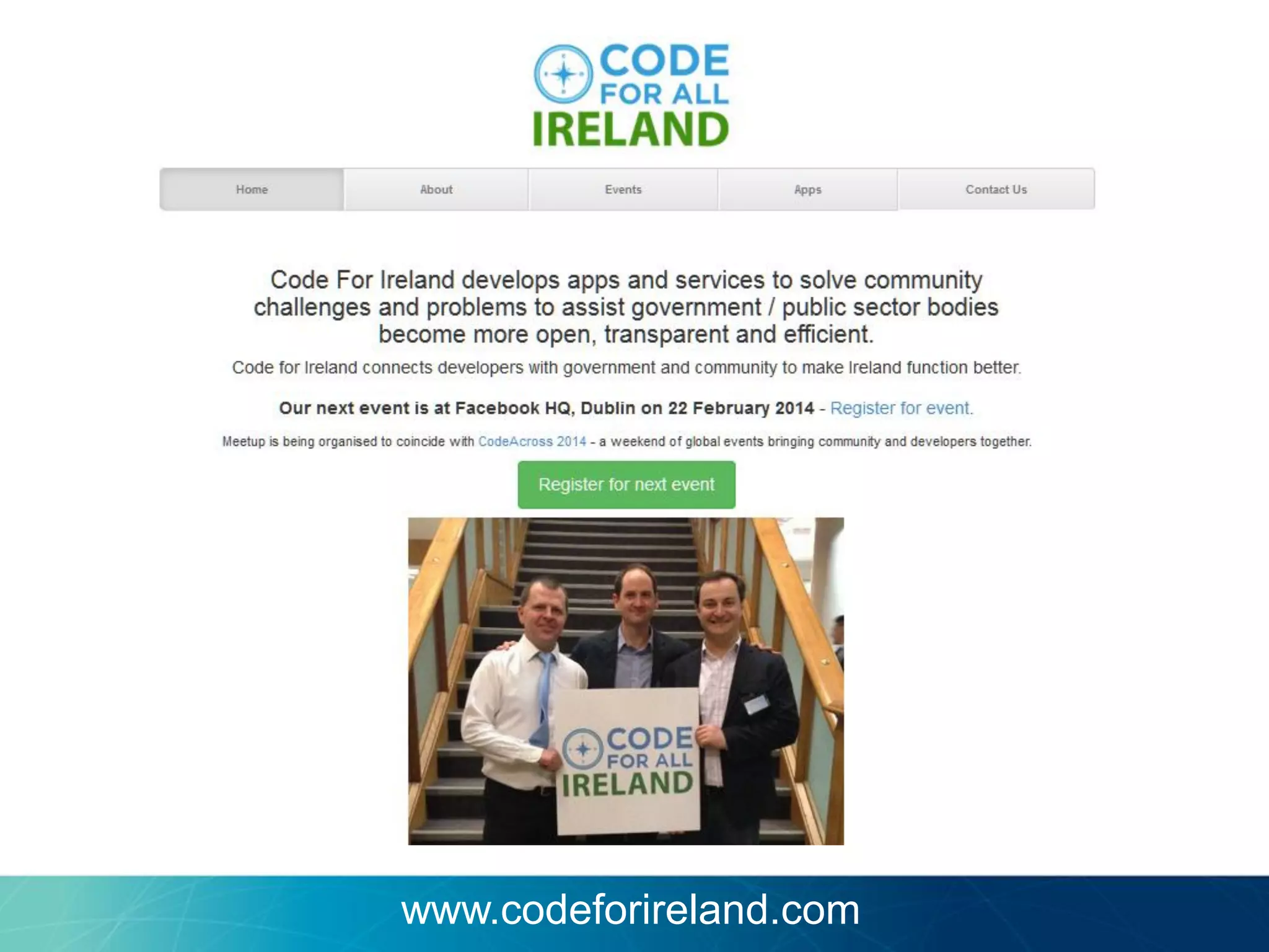 www.codeforireland.com

 