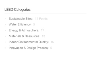 LEED Project Case Studies | PDF
