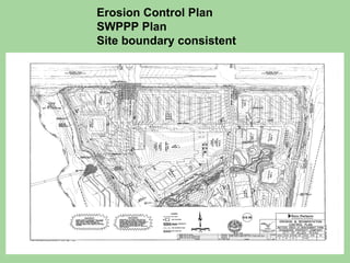 Erosion Control Plan SWPPP Plan Site boundary consistent  
