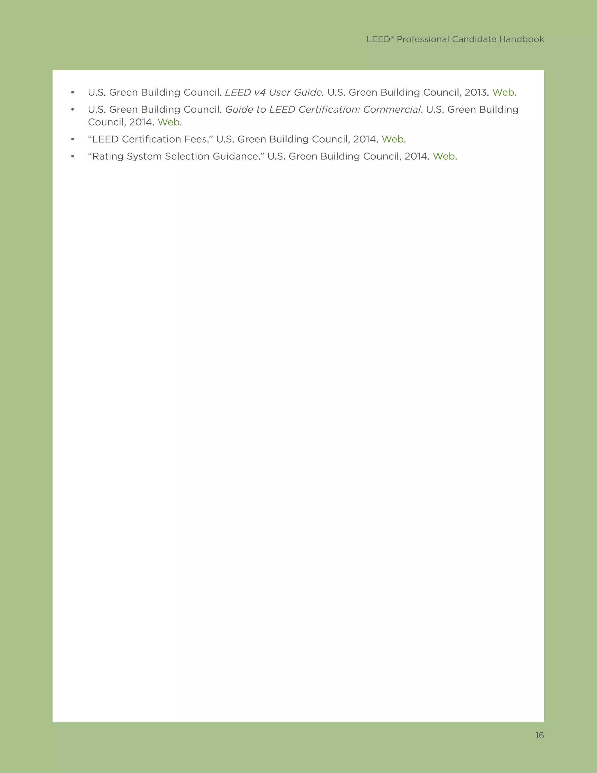 Leed v4-green-associate-candidate-handbook | PDF