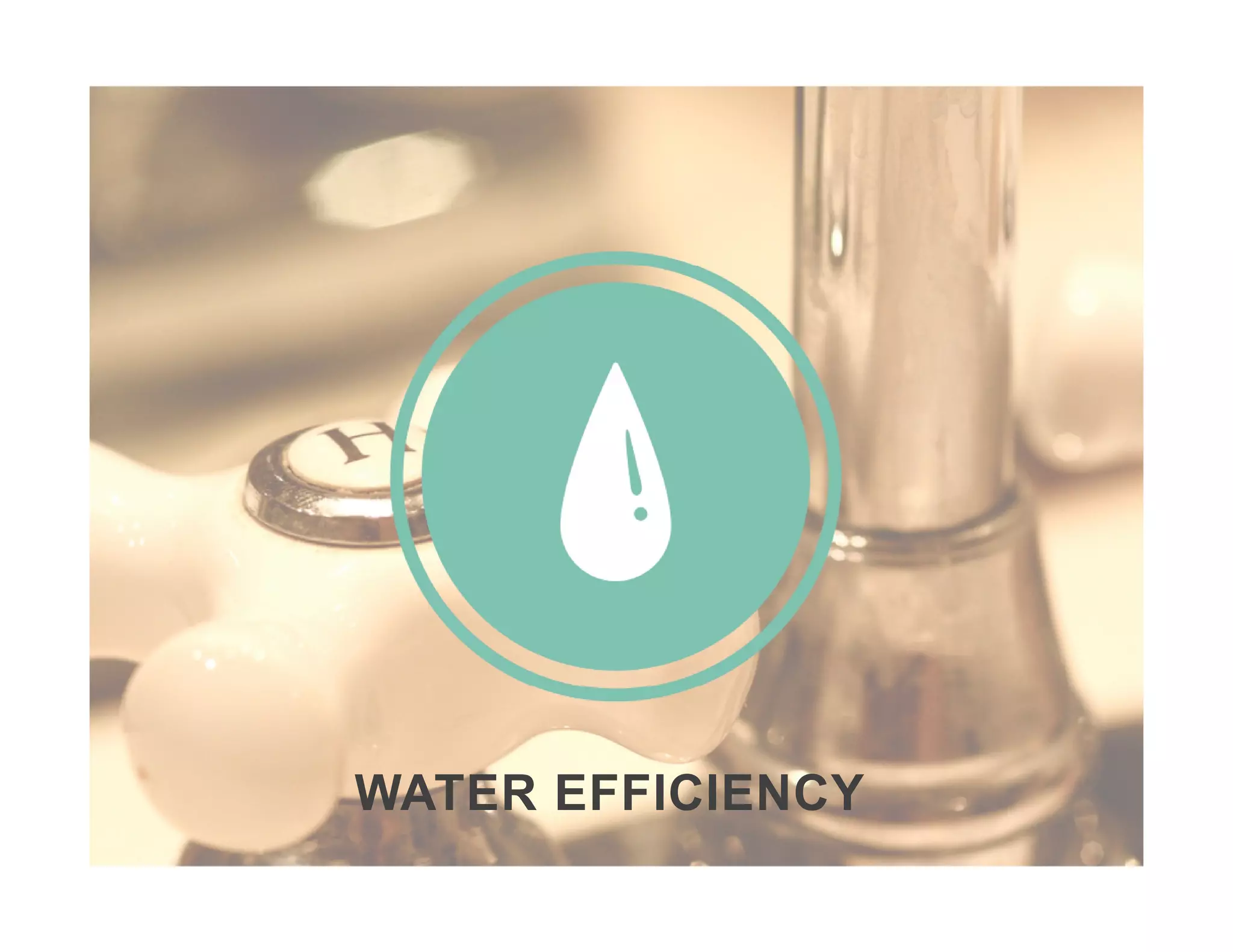 Performance in
Water Efficiency
WATER EFFICIENCY
 