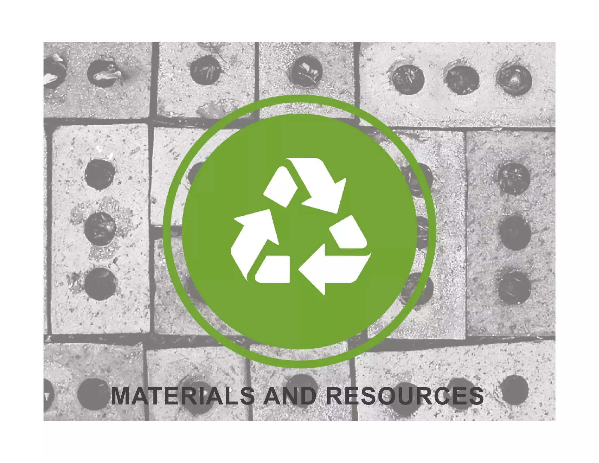Materials & Resources
MATERIALS AND RESOURCES
 