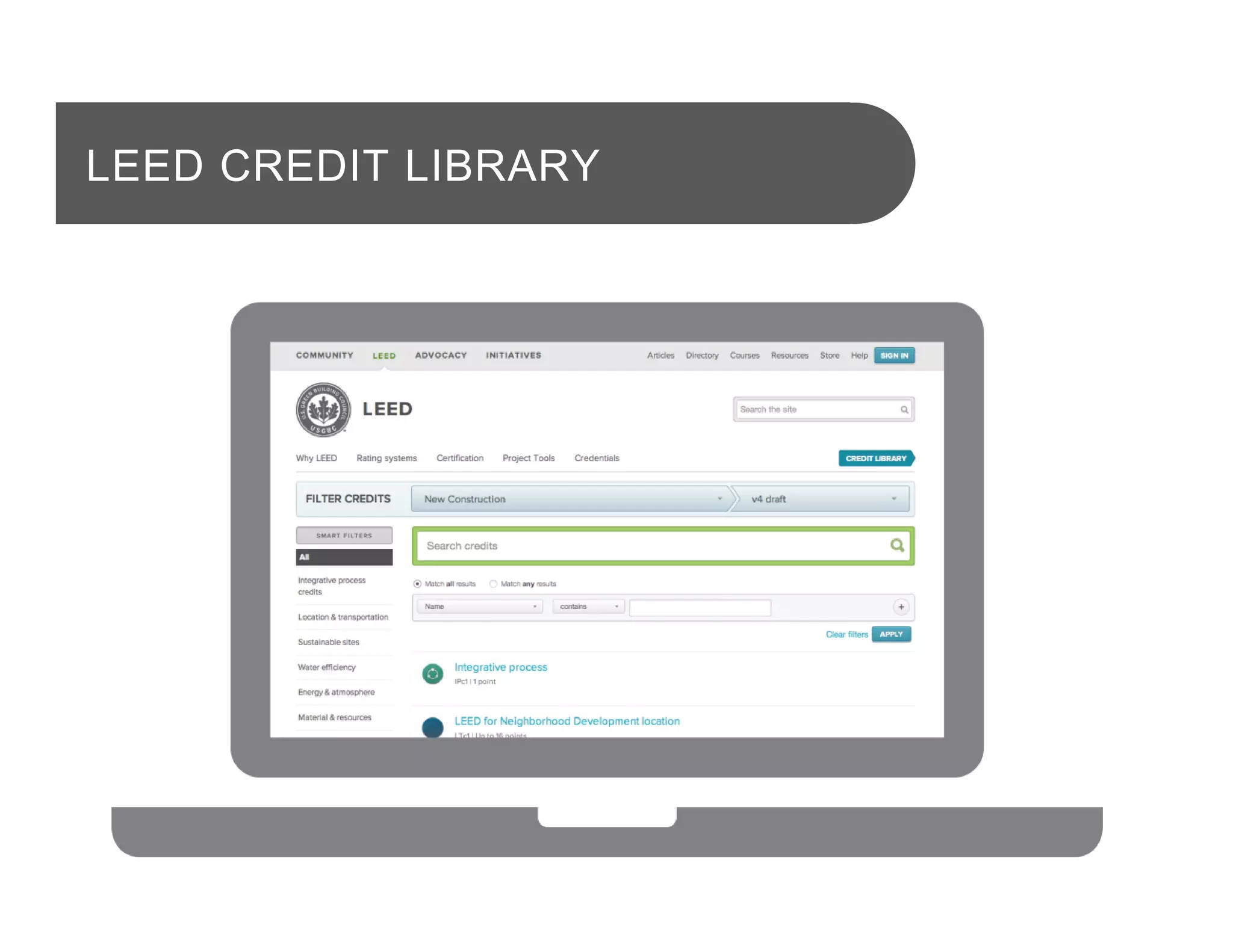 LEED CREDIT LIBRARY
 