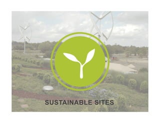 Performance in
Sustainable Sites
SUSTAINABLE SITES
 