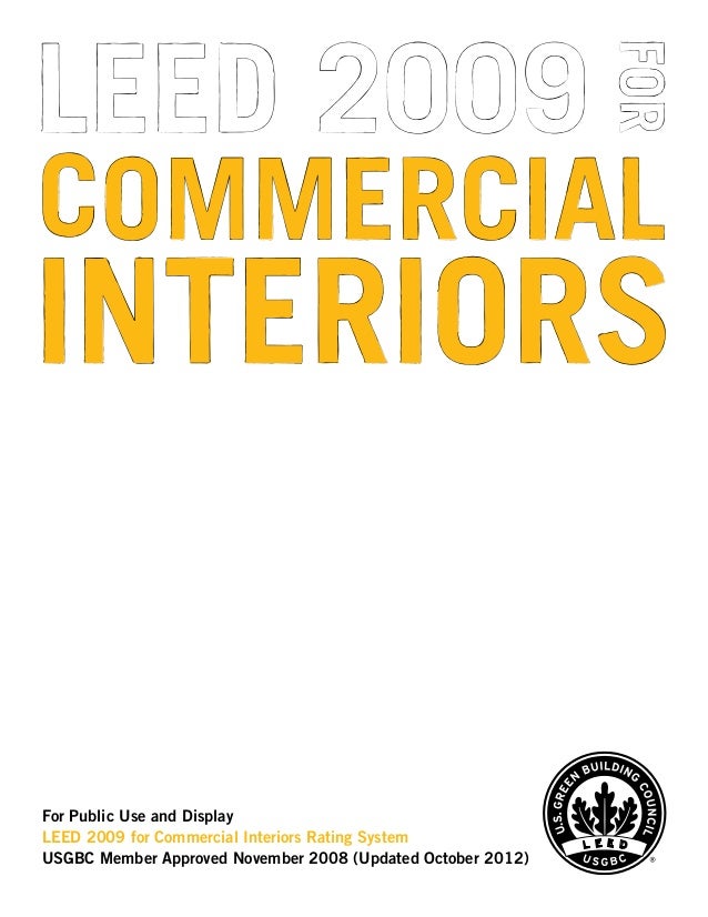 leed 2009 rating ci 10 2012 9b