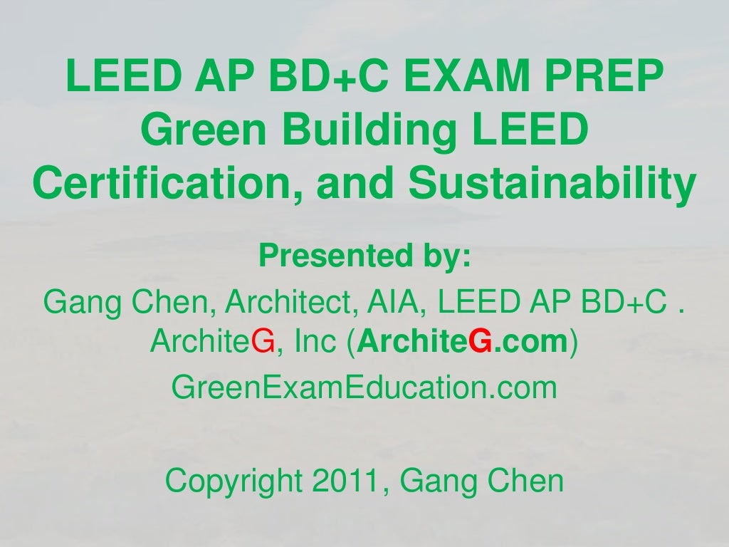 LEED-AP-BD-C Prüfungen
