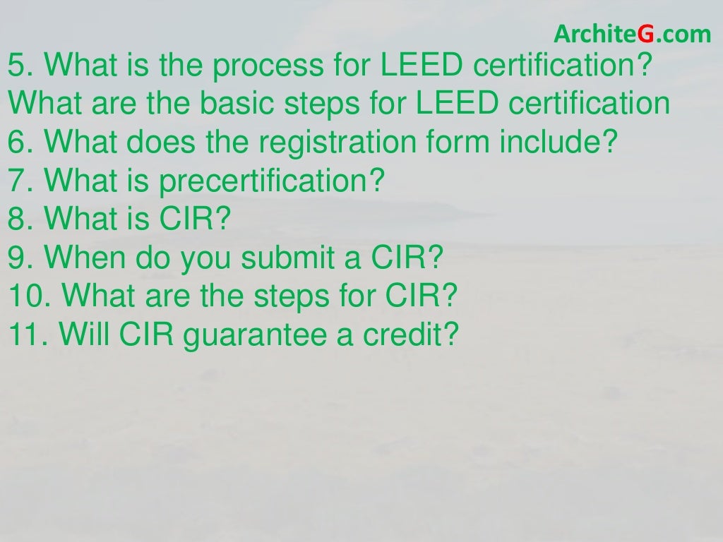 LEED BD&C EXAM PREP, Green Building LEED Certification, and Sustainab…