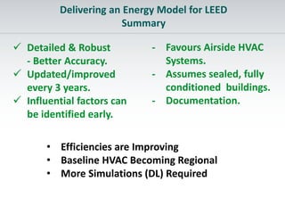 Delivering an Energy Model for BREEAM and LEED – Exposing What Really ...