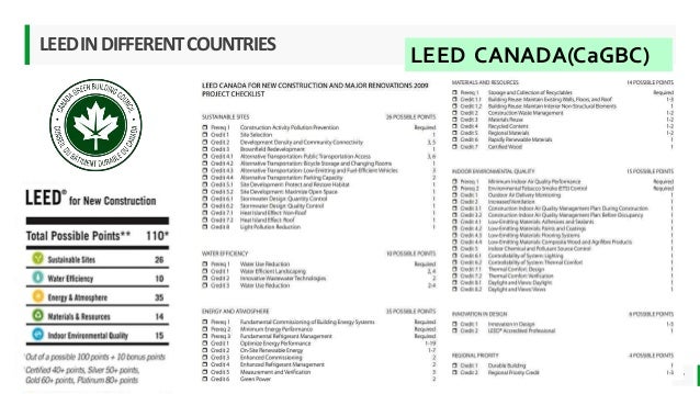 Leed rating system with case study