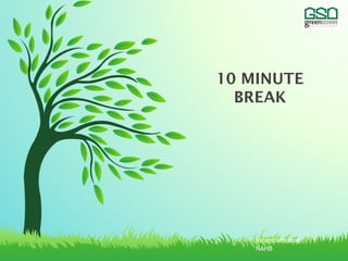 10 MINUTE
BREAK
Incentives and
NAHB
 