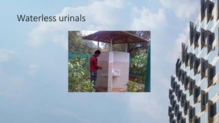 Waterless urinals
 