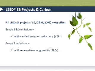 Climate Neutral Products
IDc1.1 for Climate Neutral products
– Point awarded for using products
verified as having produced zeroemissions
– Must make up 5% of a project’s
total material value

 