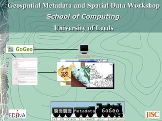 Geospatial Metadata and Spatial Data Workshop School of Computing   University of Leeds 