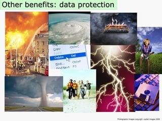 Other benefits: data protection Photographic Images copyright: Jupiter Images 2006  