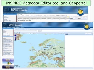 INSPIRE Metadata Editor tool and Geoportal 