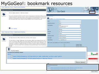 MyGoGeo!: bookmark resources 