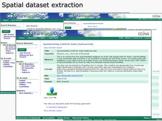 Spatial dataset extraction 
