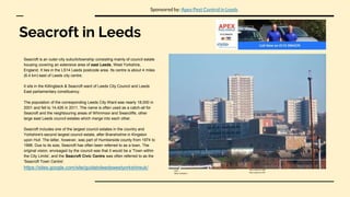Leeds city centre, West Yorkshire | PPTX