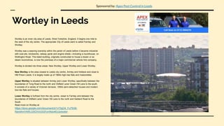 Leeds city centre, West Yorkshire | PPTX