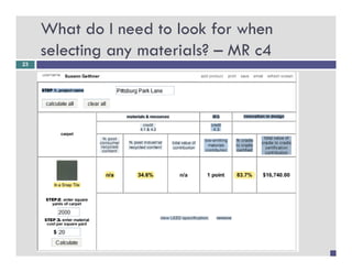 What do I need to look for when
     selecting any materials? – MR c4
23
 