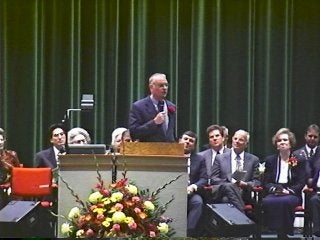 Lee hamilton visited christ gospel church in 1996
