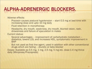 Prozosin Rash ANTI HYPERTENSIVE DRUGS | PPT