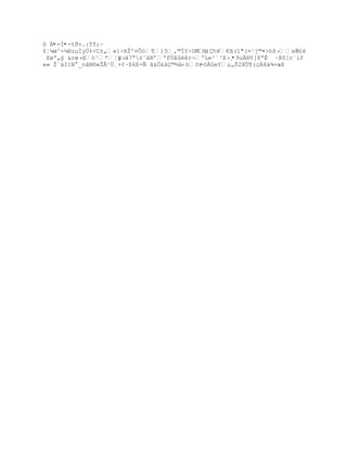 Ó-¨¤[˜³Y+`#¢H„³}C««€|,µ(r‹ř
                             -ºš)
 