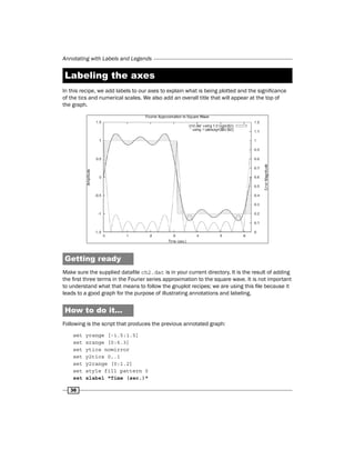 Gnuplot cookbook | PDF | Computing | Technology & Computing