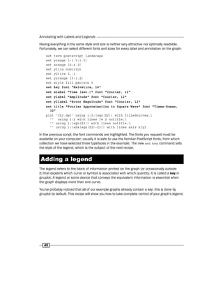 Gnuplot cookbook | PDF | Computing | Technology & Computing