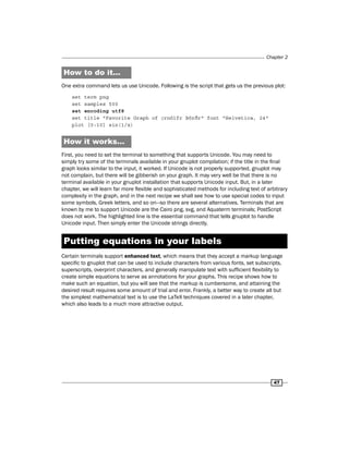 Gnuplot cookbook | PDF | Computing | Technology & Computing
