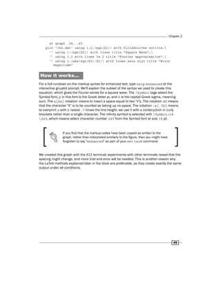 Gnuplot cookbook | PDF | Computing | Technology & Computing
