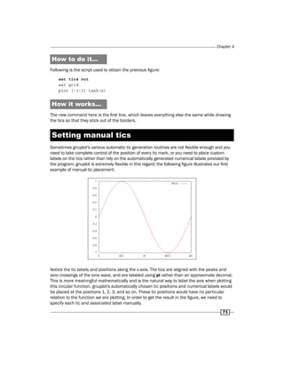 Gnuplot cookbook | PDF | Computing | Technology & Computing