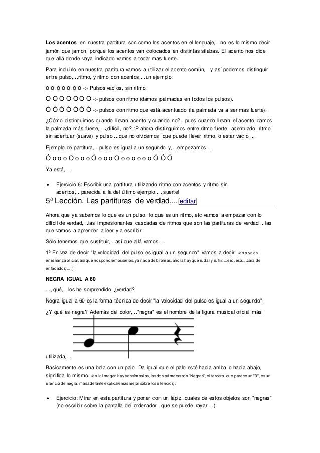 Leer partitura