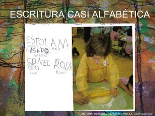 ESCRITURA CASI ALFABÉTICA 