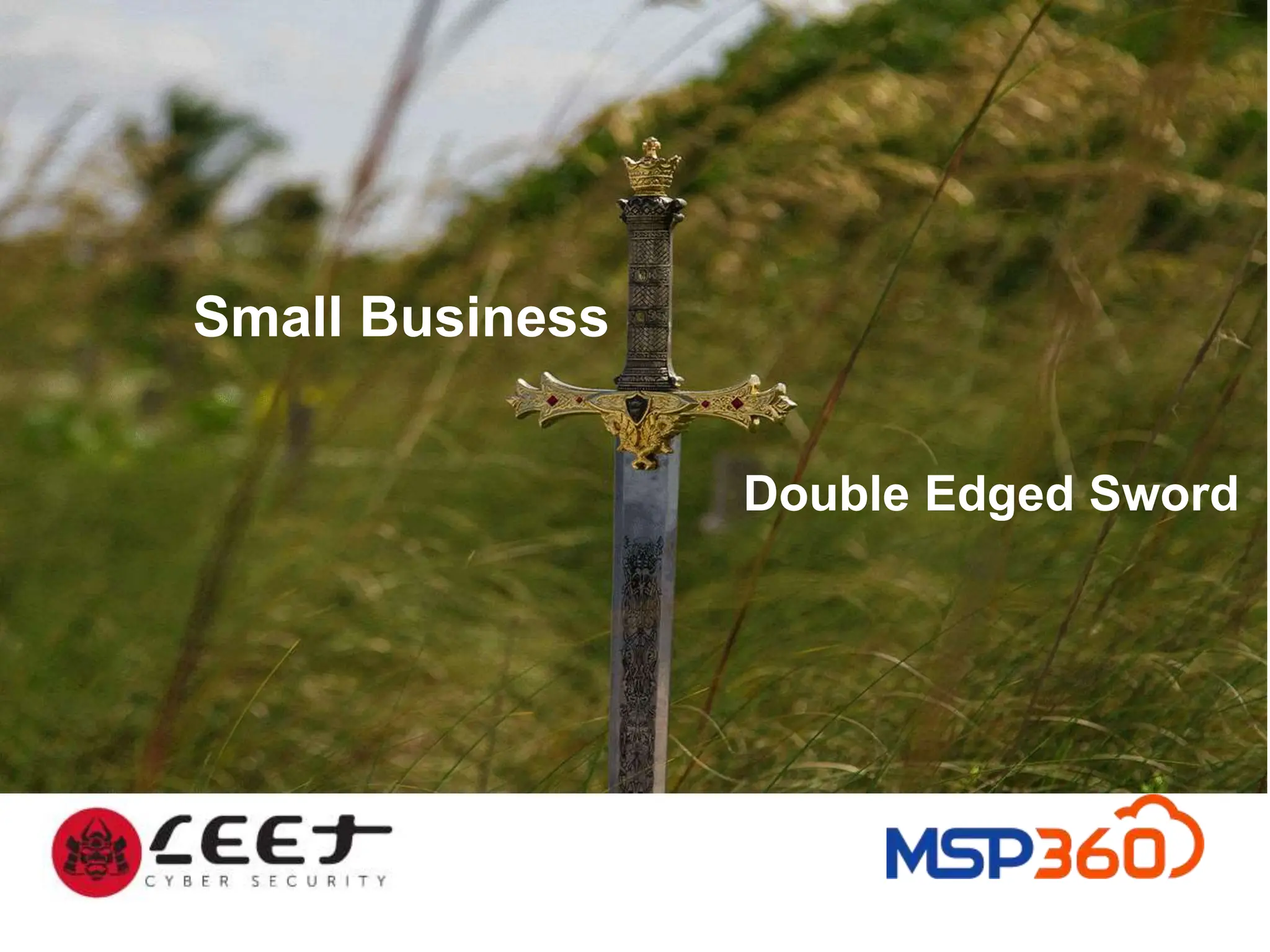 Small Business
Double Edged Sword
 