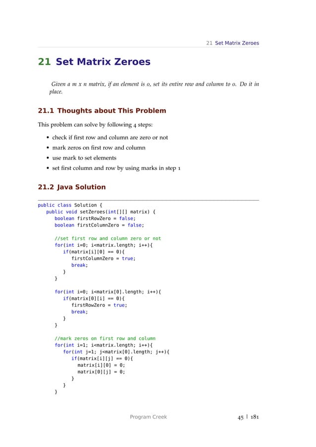 LeetCode Solutions In Java .pdf | Programming Languages | Computing