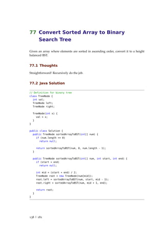 LeetCode Solutions In Java .pdf