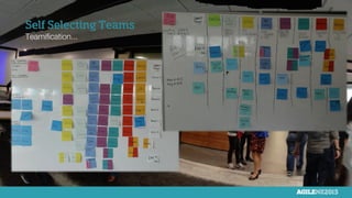 Self Selecting Teams
Teamiﬁcation...
 