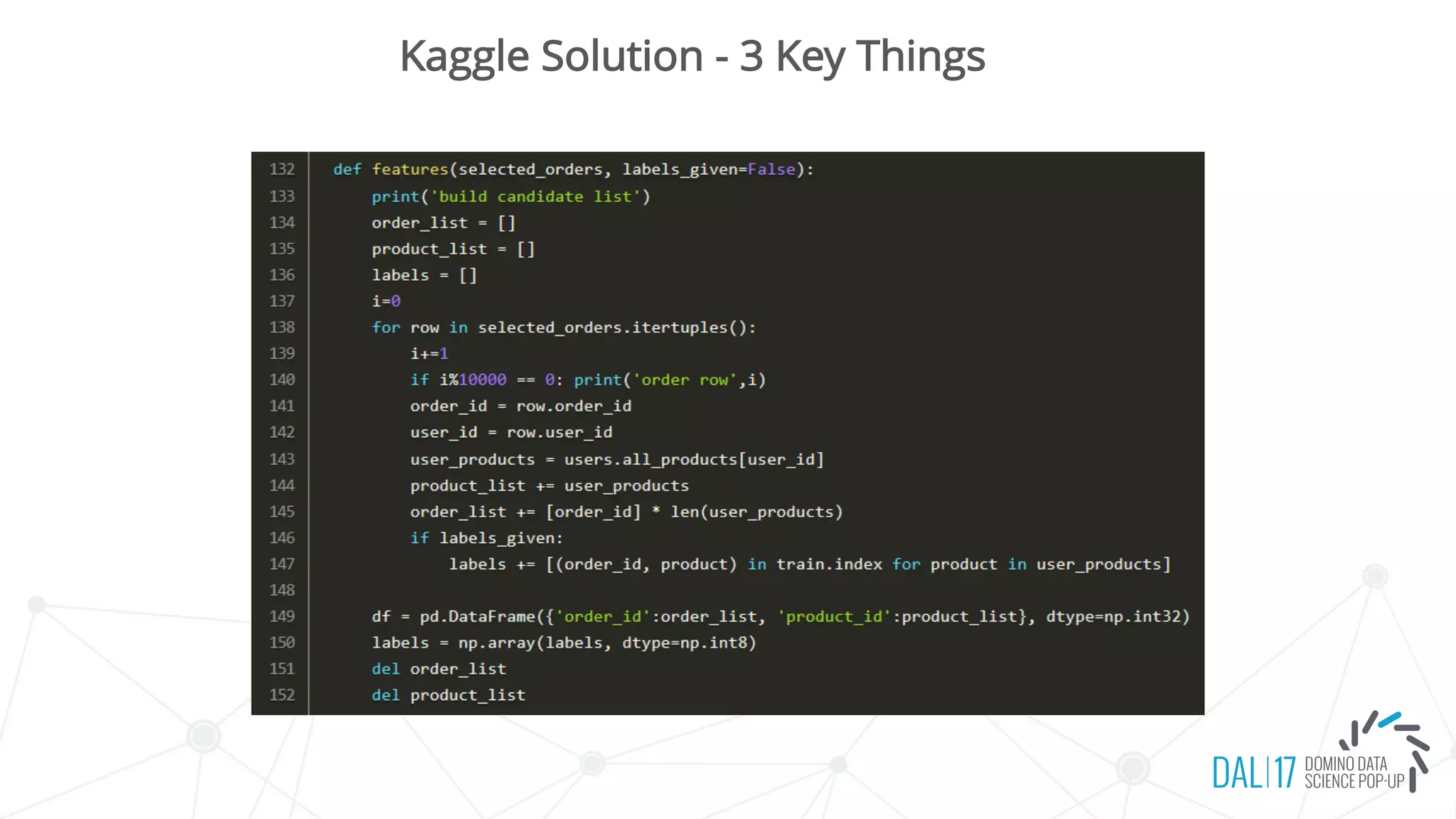 Kaggle Solution - 3 Key Things
 
