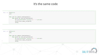 It’s the same code
 